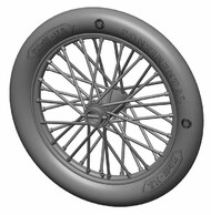 German 710x85 spoked wheels - 1 pair 3d-printed OUT OF STOCK IN US, HIGHER PRICED SOURCED IN EUROPE #200-A72021