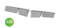Messerschmitt Me.262-1a flaps detail set #200-A72043