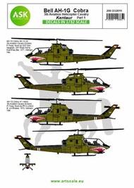  ASK/Art Scale  1/32 Bell AH-1G Cobra 3th Aviation helicopter cavalry Kentaur - part 1 200-D32011