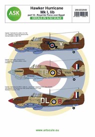  ASK/Art Scale  1/32 Hawker Hurricane Mk.I, IIb part 14 OUT OF STOCK IN US, HIGHER PRICED SOURCED IN EUROPE 200-D32040