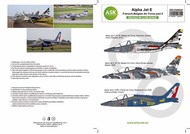  ASK/Art Scale  1/48 Alpha Jet E -Belgian Air Force, Armee de l'Air - Part 2 200-D48024