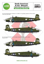  ASK/Art Scale  1/48 North-American B-25J Mitchell part 4 200-D48040
