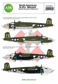  ASK/Art Scale  1/48 North-American B-25J Mitchell Part 7 200-D48043