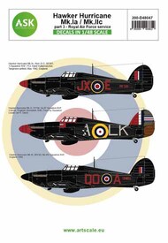  ASK/Art Scale  1/48 Hawker Hurricane Mk.IA / Mk.IIC part 3 - Royal Air Force service 200-D48047