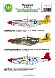  ASK/Art Scale  1/48 North-American P-51B Mustang - The Bastards behind the enemy lines! OUT OF STOCK IN US, HIGHER PRICED SOURCED IN EUROPE 200-D48056