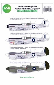  ASK/Art Scale  1/72 Curtiss P-40 Kittyhawk Pacific battlefield RAAF part IV 200-D72009