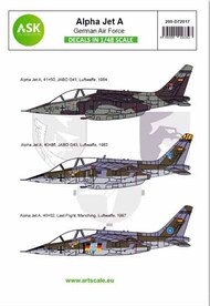  ASK/Art Scale  1/72 Alpha Jet A German Air Force - Bundeswehr 200-D72017