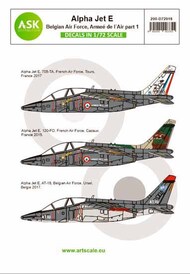  ASK/Art Scale  1/72 Alpha Jet E Belgian AF, Armee de l�Air part 1 200-D72018