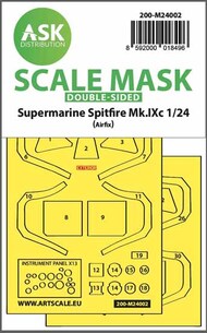  ASK/Art Scale  1/24 Supermarine Spitfire Mk.IXc double-sided masks 200-M24002