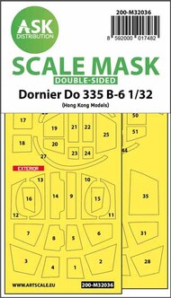 Dornier Do.335B-6 double-sided mask #200-M32036