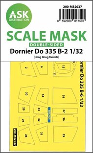  ASK/Art Scale  1/32 Dornier Do.335B-2 double-sided mask 200-M32037