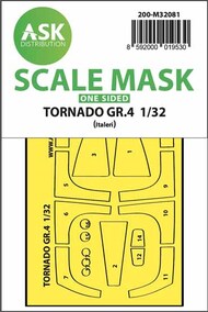  ASK/Art Scale  1/32 Panavia Tornado GR.4 one-sided express fit mask OUT OF STOCK IN US, HIGHER PRICED SOURCED IN EUROPE 200-M32081