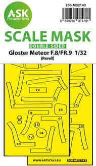 Gloster Meteor F.8/FR.9 double-sided express fit mask #200-M32143