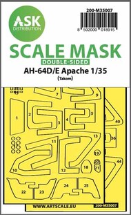  ASK/Art Scale  1/35 Boeing AH-64D/E double-sided fit express mask 200-M35007