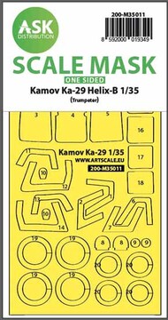  ASK/Art Scale  1/35 Kamov Ka-29 Helix-B one-sided painting mask 200-M35011