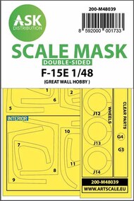  ASK/Art Scale  1/48 McDonnell F-15E Eagle double-sided painting mask 200-M48039