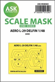  ASK/Art Scale  1/48 Aero L-29 DELFIN one-sided express mask 200-M48060