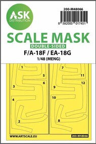  ASK/Art Scale  1/48 Boeing F/A-18F Super Hornet / EA-18G Growler double-sided express mask 200-M48066