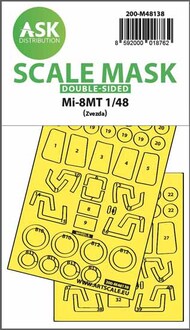  ASK/Art Scale  1/48 Mil Mi-8MT double-sided express fit mask 200-M48138