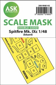  ASK/Art Scale  1/48 Supermarine Spitfire Mk.IXc double-sided express fit mask 200-M48142
