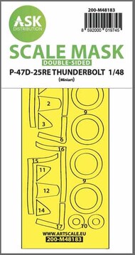  ASK/Art Scale  1/48 REPUBLIC P-47D-25RE THUNDERBOLT OUT OF STOCK IN US, HIGHER PRICED SOURCED IN EUROPE 200-M48183