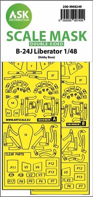 Consolidated B-24J Liberator double-sided express fit mask #200-M48249