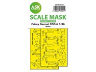  ASK/Art Scale  1/48 Fairey Gannet COD.4 double-sided fit and self adhesive express mask 200-M48316