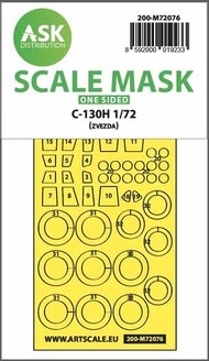  ASK/Art Scale  1/72 Lockheed C-130H external one-sided self-adhesive fit mask 200-M72076