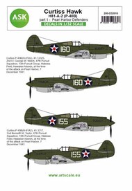Curtiss Hawk H-81-A-2 (P-40B Warhawk) Part 1 - Pearl Harbor Defenders #ASKD32015