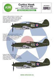 Curtiss Hawk H-81-A-2 (P-40B Warhawk) Part 1 - Pearl Harbor Defenders #ASKD48027
