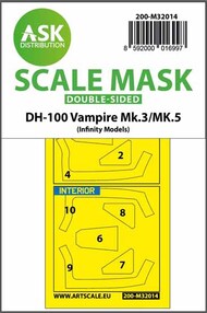 Double Sided - DH.100 Vampire Mk.3/5 (INF kit) #ASKM32014