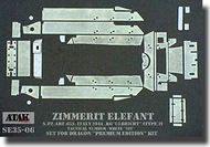  Atak Model  1/35 Elefant Zimmerit- 653 KG "Ulbricht" ATKSE3506