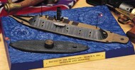  Atlantis Models  NoScale USS Monitor & Merrimack Civil War Ironclad Ships Set (formerly Lindberg) AAN77257