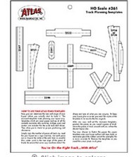  Atlas  HO Track Planning Template* ATL361