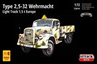  Attack Kits  1/72 Type 2,5-32 Wehrmacht 1,5t Light Truck - Europe ATK72919
