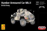  Attack Kits  1/72 Humber AC Mk.II British Army in North Africa incl. p/e and resin parts, 2x metal gun barrel ATK72933