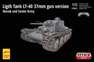 LT-40 Light Tank w.37mm gun Profi Line, includes a metal gun barrel and etched parts #ATK72962