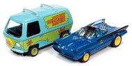  Auto World  HO Scooby Doo Meets Batman & Robin Slot Car 18' Racing Set AWD33803