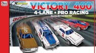 X-Traction Victory 400 4-Lane Pro Slot Car 36' Racing Set #AWD34502