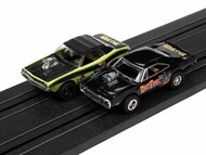 HO Rat Fink Fink & Furry-Ous Underground Slot Car 14' Racing Set #AWD34703