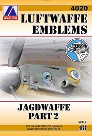  Avalon  1/48 Luftwaffe Fighter Unit Emblems  Jagdwaffe Pt.2 AVD4020