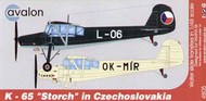  Avalon  1/48 Fieseler K-65 'Storch' In Czech service AVN4805