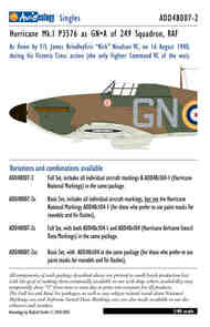 Hawker Hurricane Mk.I #ADD48007-2X