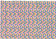 (white decal paper) 4 color lozenge full pattern #ATT32070