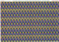 (white decal paper) 5 color lozenge full pattern #ATT32072