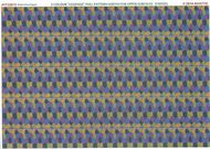 (white decal paper) 5 color lozenge full pattern #ATT32073
