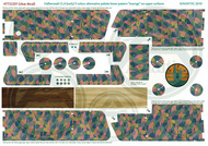  Aviattic  1/32 Halberstadt CL.II 5 colour alternative palette 'lozenge' on upper surfaces with lozenge rib tapes (Clear decal paper) ATT32201