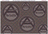 WWI Austro-Hungarian printed linen 'sworl' camouflage 'aged varnish (Clear decal) #ATT32215