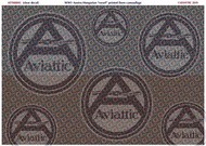 WWI Austro-Hungarian printed linen 'sworl' camouflage (Clear decal) #ATT48045