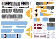 (Eduard kit) Fokker DR.I Triplane 454/17 Ltn. Lothar von Richthofen scheme option 'A' #ATT48067A